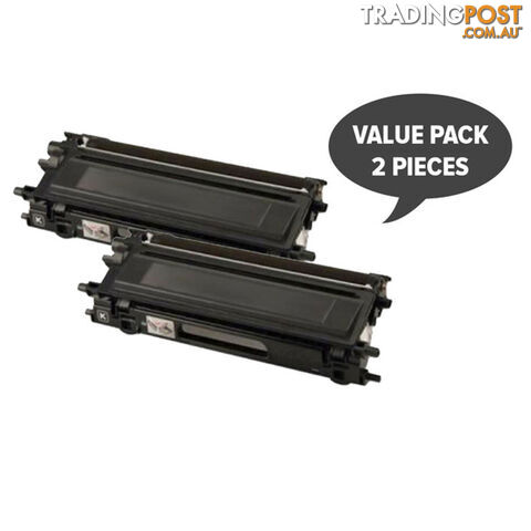 2 x TN-240BK Premium Generic Toner