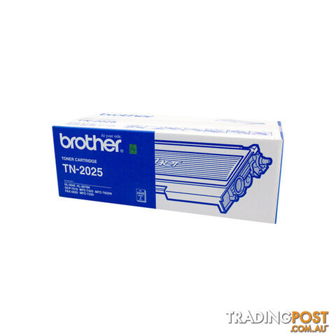 Brother TN-2025 Mono Laser Toner Cartridge, FAX-2820/2920, HL-2040/2070N, MFC-7220/7420/7820N- up to 2500 pages