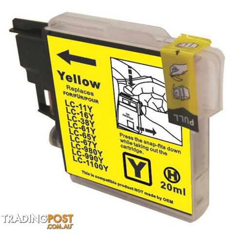 LC38 LC67 Yellow Compatible Inkjet Cartridge