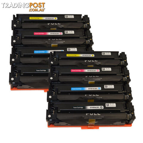 HP Compatible 201A Series Premium Generic Toner Cartridge Set x 2 8 Cartridges