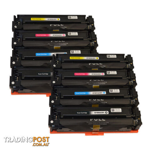 HP Compatible 201A Series Premium Generic Toner Cartridge Set x 2 8 Cartridges