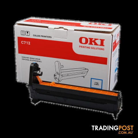 OKI C712N Cyan Drum Unit