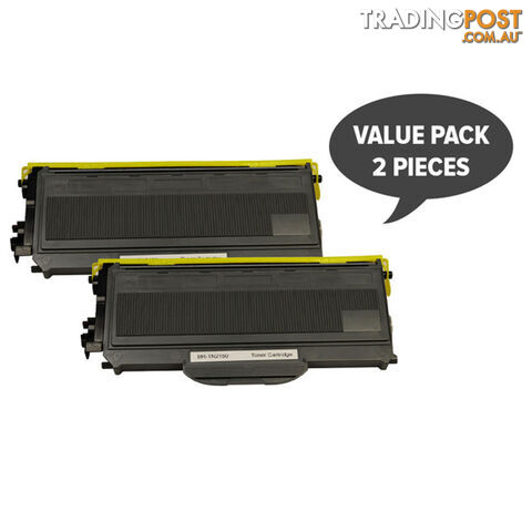 2 x TN-2150 TN360 Black Premium Toner