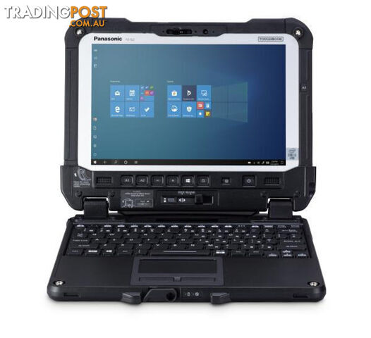 Panasonic Toughbook G2 Mk1 i7-10810U, 16GB, 512GB SSD Opal, 10.1inch WUXGA, Large Batt, True Serial, Dual Pass Through, Webcam, Win10P, 3YR