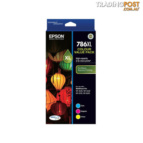 EPSON 786XL 3 Col Value Pack