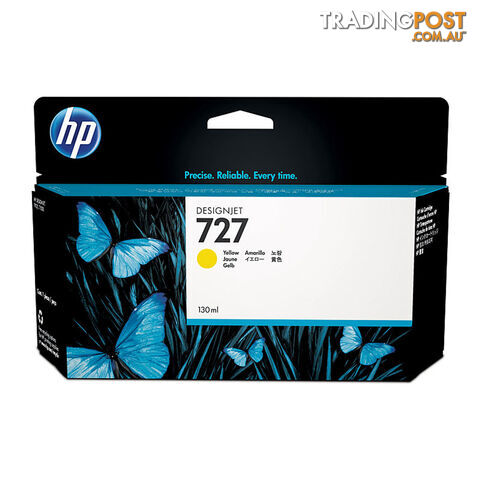 HP 727 130ml Yellow Ink B3P21A