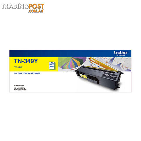 BROTHER TN349 Yellow Toner Cartridge