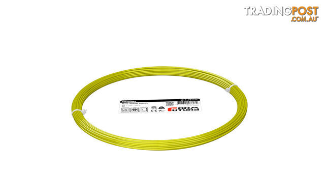 PETG Filament HDglass 1.75mm Fluor Yellow Stained 50 gram 3D Printer Filament