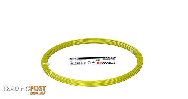 PETG Filament HDglass 1.75mm Fluor Yellow Stained 50 gram 3D Printer Filament