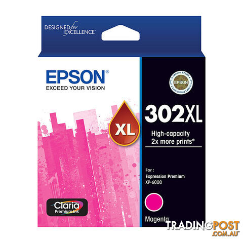 EPSON 302XL Magenta Ink Cartridge