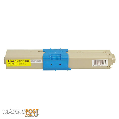 OKI 44973545 301 Yellow Premium Remanufactured Toner
