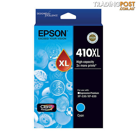 EPSON 410XL Cyan Ink Cartridge