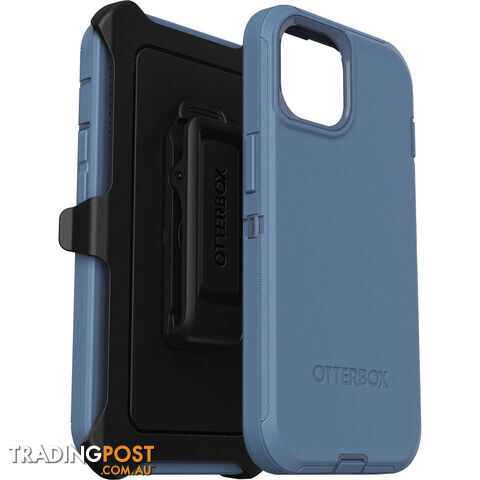 OTTERBOX Defender Apple iPhone 15 Plus / iPhone 14 Plus (6.7') Case Baby Blue Jeans (Blue) - (77-94044), DROP+ 4X Military Standard, Included Holster