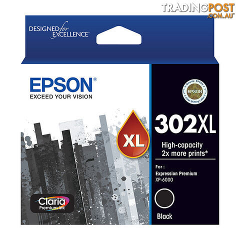 EPSON 302XL Black Ink Cartridge