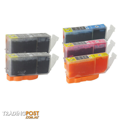 PGI-5 CLI-8 Compatible Inkjet Cartridge Set 5 Ink Cartridges