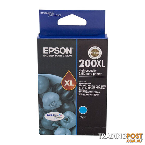 EPSON 200XL Cyan Ink Cartridge