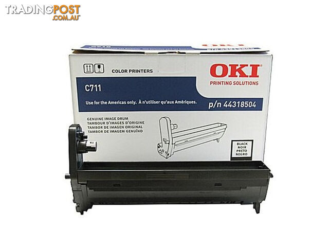 OKI C711N Black Drum Unit