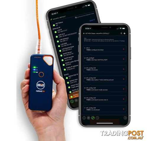 NETOOL PRO 2 - Portable Network Engineering Tool - Scan Network (VLAN, Switch data, STP, PCAP, DHCP, Ping, Traceroute and More)