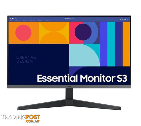 SAMSUNG S33GC 27' 100Hz AMD FreeSync IPS FHD Gaming Monitor 1920x1080 4ms 16.7M Tilt VESA DP1.2 HDMI 1000:1 250cd/m Game Mode