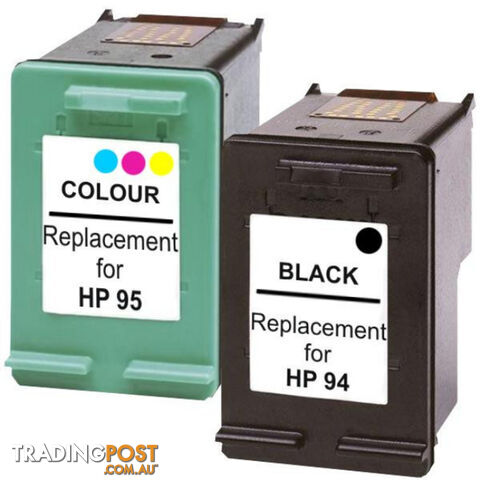 HP Compatible 94 and 95 Remanufactured Inkjet Cartridge 2 Cartridges Set 1