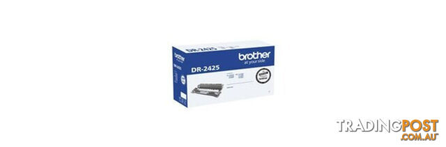 Brother DR-2425 Mono Laser Drum - Standard Cartridge - HL-L2350DW/L2375DW/2395DW/MFC-L2710DW/2713DW/2730DW/2750DW- up to 12,000 pages