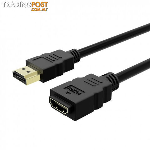 SIMPLECOM CAH305 0.5M High Speed HDMI Extension Cable UltraHD M/F 1.6ft