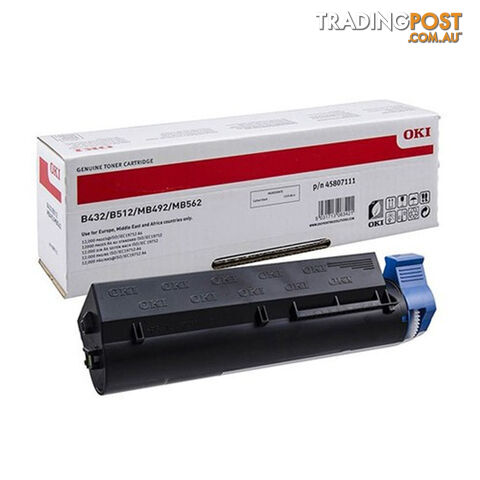 OKI B432 EHY Black Toner