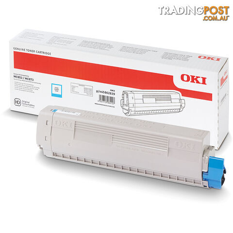 OKI MC853 Cyan Toner