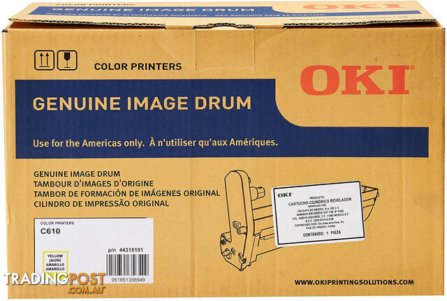 OKI [5 Star] C610 44315309 Yellow Premium Generic Toner Cartridge