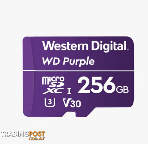 WESTERN DIGITAL Digital WD Purple 256GB MicroSDXC Card