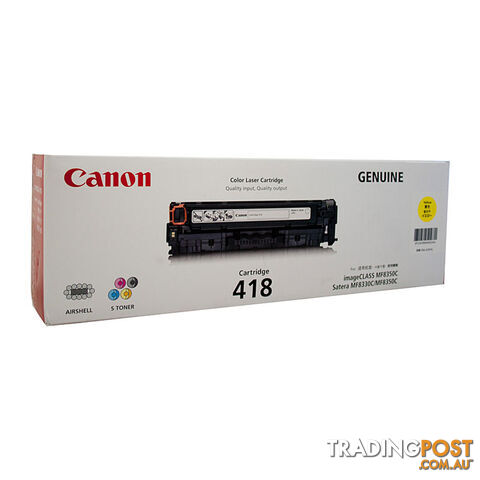 CANON Cartridge418 Yellow Toner