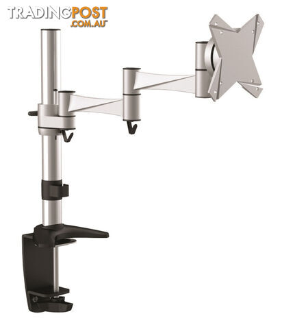 Astrotek Monitor Stand Desk Mount 43cm Arm for Single LCD Display 21.5' 22' 23.6' 24' 27' 8kg 15 tilt 180 swivel 360 rotate VESA 75x75 100x100