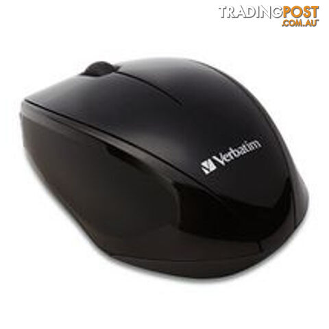 Verbatim MultiTrac Black Mouse Blue LED, Wireless Optical