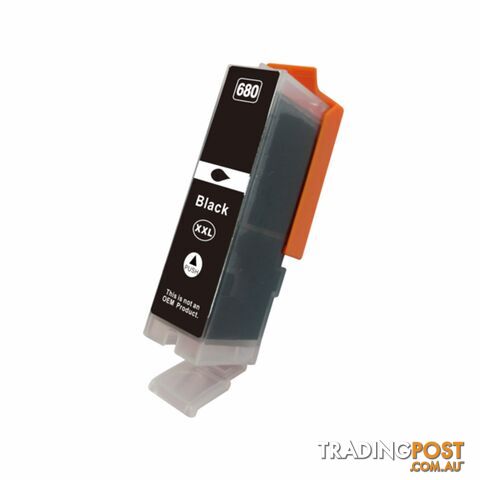 Premium Pigment Black Compatible Inkjet Cartridge Replacement for PGI-680BKXL