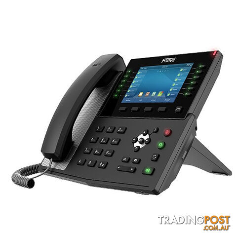 FANVIL X7C Enterprise Color IP Phone, 5' Hig Res Screen, 20 SIP Lines, HD Audio, Built in Bluetooth , upto 60 DSS Key Entries, Dual Gigabit