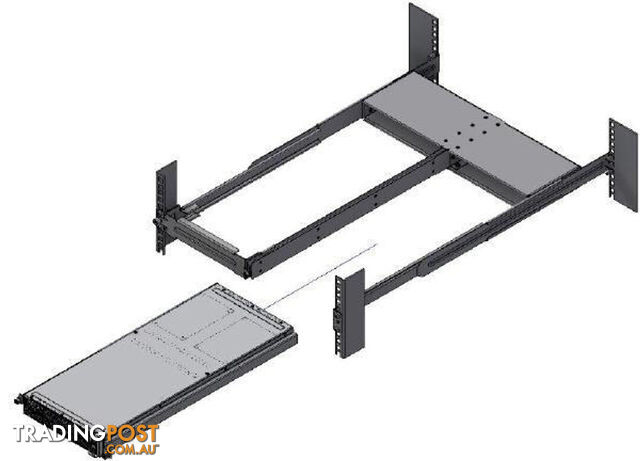 Mellanox 19 racks fixed mounting-kit, for SN2100, SN2010 systems, Dual switch side-by-side, Short-depth, Rack size 600-800mm