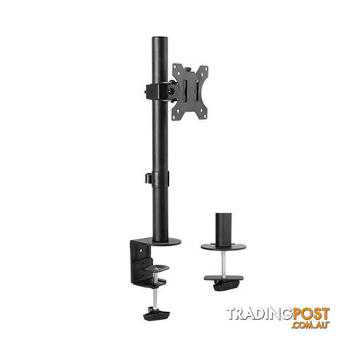 Brateck Single Screen Monitor Stand Economical Articulating Steel Monitor Arm Fit Most 13'-32' LCD monitors, Up to 8kg per screen