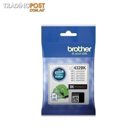BROTHER LC432 Black Ink Cart