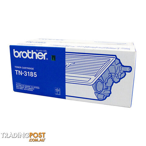 Brother TN-3185 Mono Laser Toner- High Yield- MFC-8460N/8860DN, HL-5240/5250DN/5270DN- up to 7000 pages
