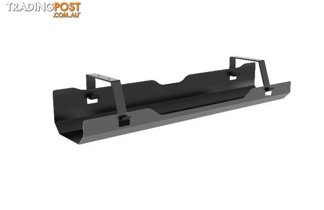 BRATECK Under-Desk Cable Management Tray - Black Dimensions:600x135x108mm