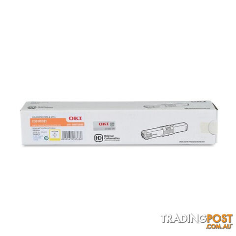 OKI C301 Yellowlow Toner