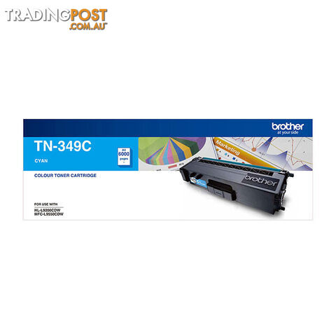 BROTHER TN349 Cyan Toner Cartridge