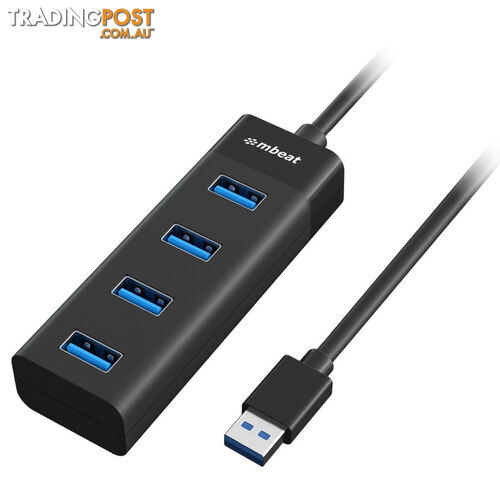 MBEAT 4-Port USB 3.0 Hub - Black