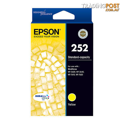 EPSON 252 Yellow Ink Cartridge