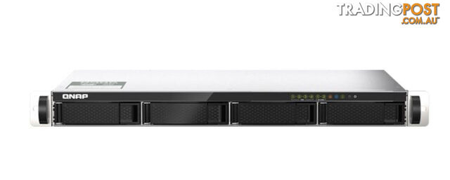 QNAP TS-435XeU Marvell OCTEON TX2â¢ CN9130 / CN9131 ARMv8 Cortex-A72 4 Bay NAS 4GB DDR4 Hot-swappable 2xM.2 Slot 2x2.5GbE 2x10GbE SFP+ WOL 2xUSB3.2 1U