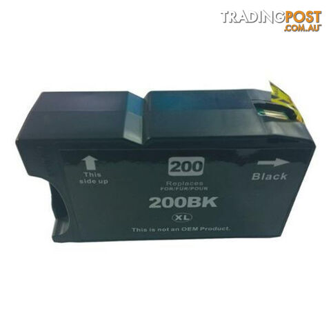LEXMARK 200XL / 220XL Pigment Black Compatible Inkjet Cartridge 2 Pack