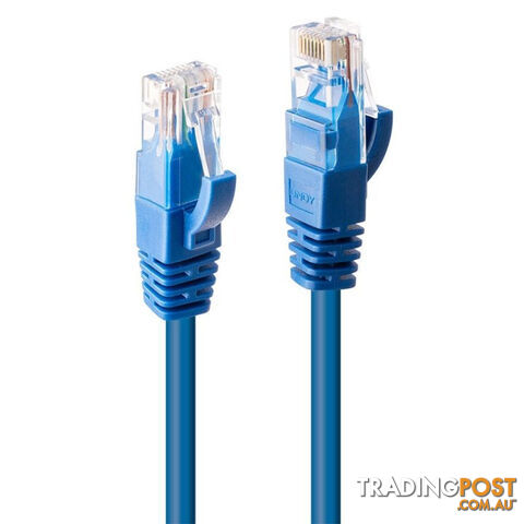 LINDY 1m CAT6 UTP Cable Blue