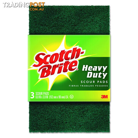 SCOTCH-BRITE Heavy Duty Scour Pads, 6 Sponges