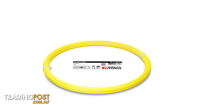 ABS Filament EasyFil ABS 1.75mm Yellow 50 gram 3D Printer Filament