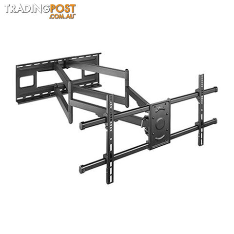 BRATECK Extra Long Arm Full-Motion TV Wall Mount For Most 43'-90' Flat Panel TVs Up to 80kg VSEA 200x200/300x200/300x300/400x200/400x300/MAX 800x400